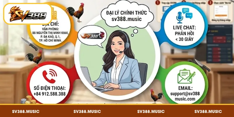 Đại Lý SV388 Chính Thức – Kênh Hỗ Trợ Hội Viên Việt Nam 4 Thông tin liên hệ đại lý SV388